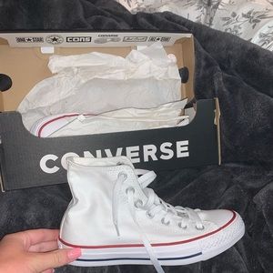 High top white converse